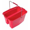 Homecare Products 19 Quart Red Double Mop Bucket HO84426